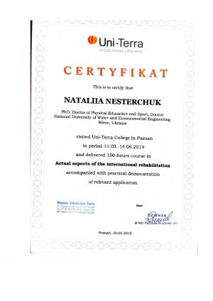 Сертифікат підвищення кваліфікації Uni-Terra м. Познань 2019 page-0001.jpg